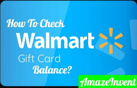 How To Check Walmart Gift Card Balance