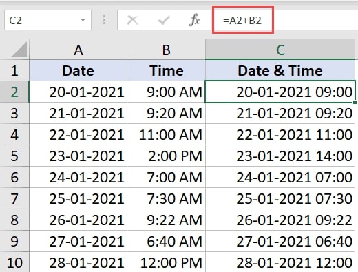 How To Combine Date And Time In Excel Merge Date And Time Earn Excel