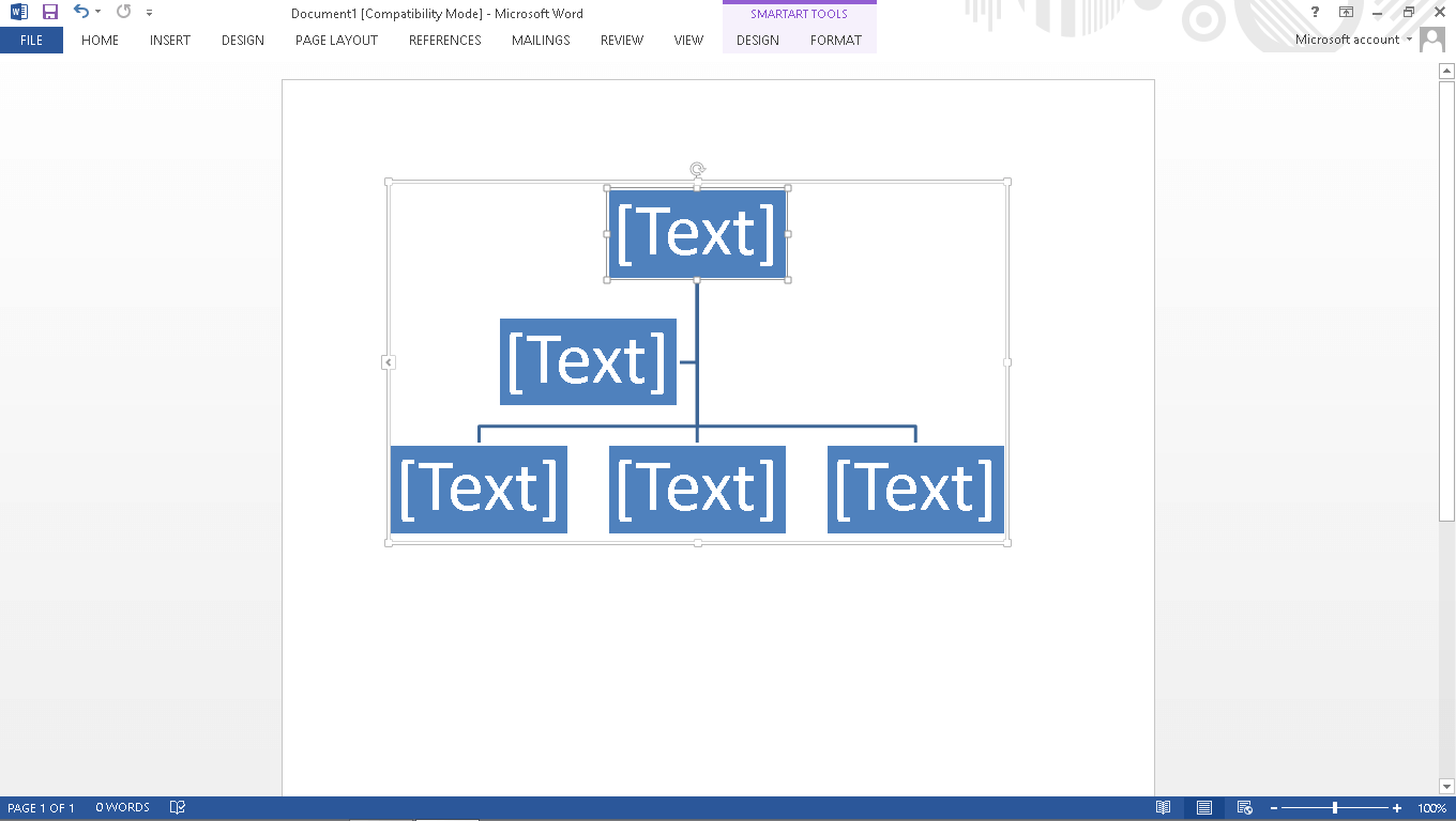 How To Create Organizational Chart In Microsoft Word Printable