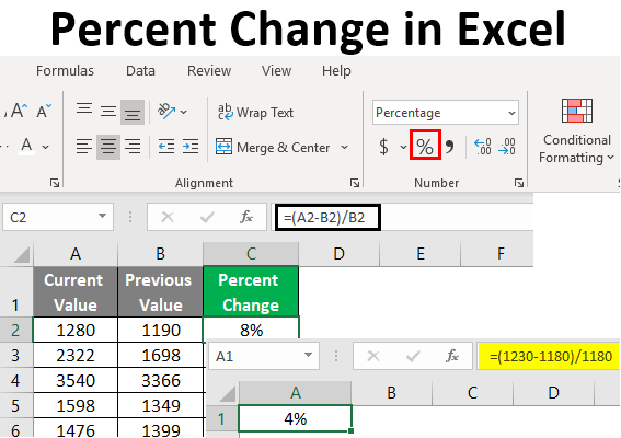 How To Do Percent Change In Excel-12