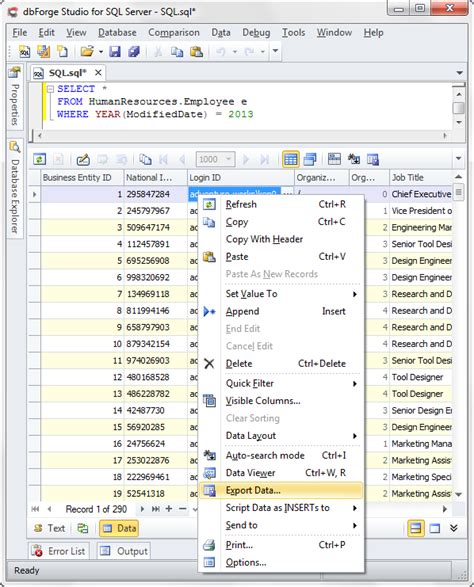 How To Export Table Data Excel In Sql Server 2008 Standard Brokeasshome Com