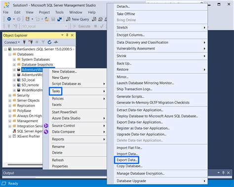 How To Export Table Data From Sql Server Management Studio Excel