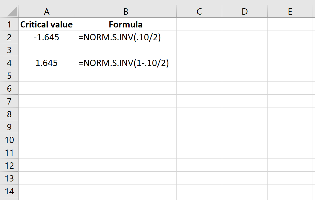 How To Find Z Value In Excel