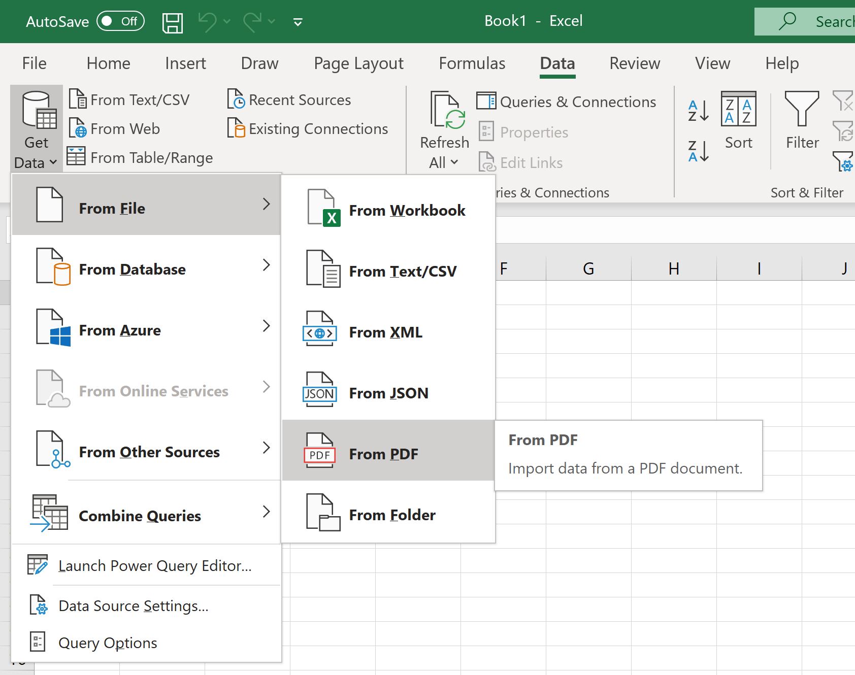 How To Import Data From A Pdf To Microsoft Excel