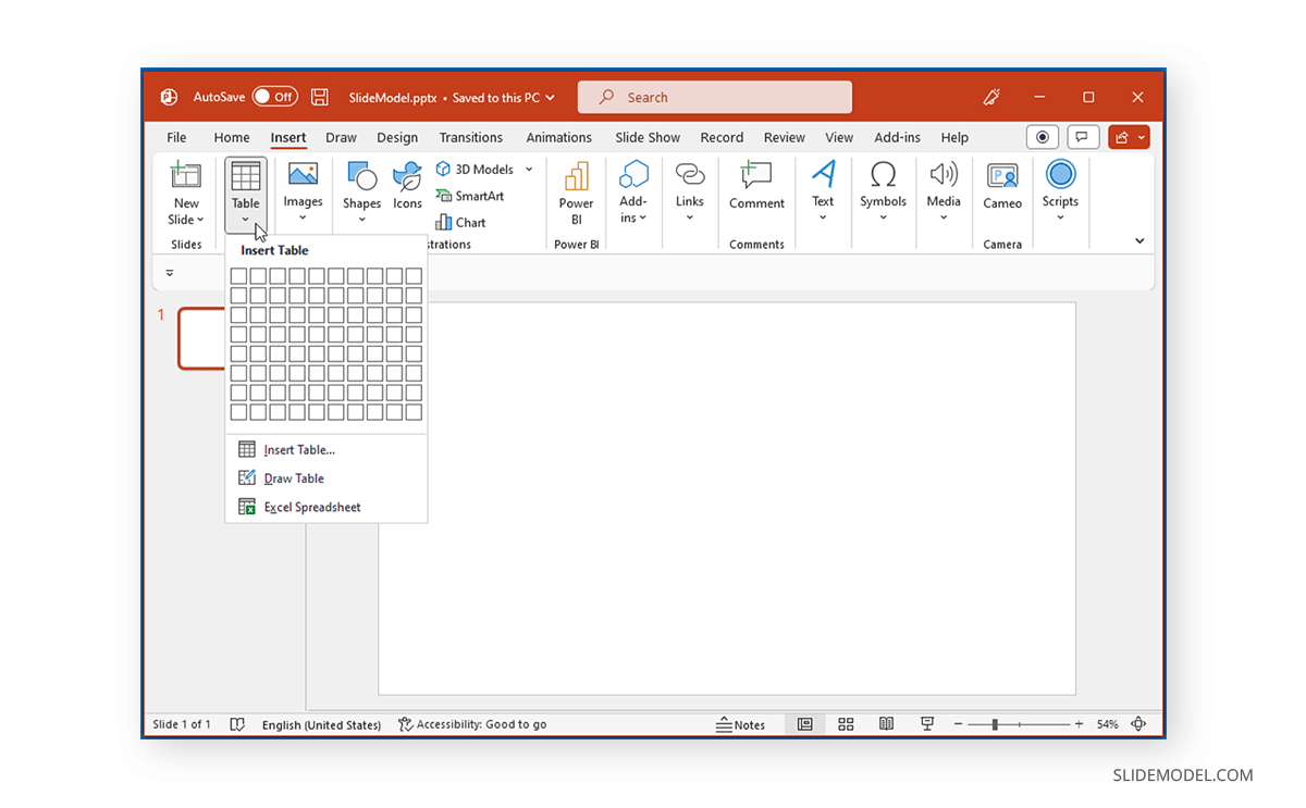 How To Insert A Table In Excel