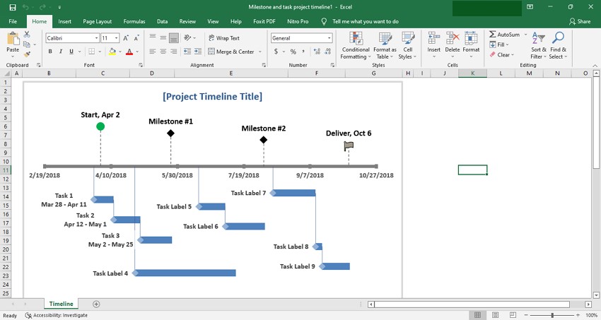 How To Insert A Timeline In Excel Infoupdate Org