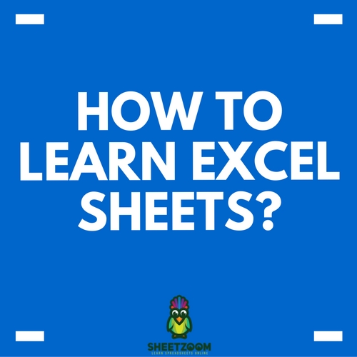 How To Learn Excel Sheets Sheetzoom Learn Excel