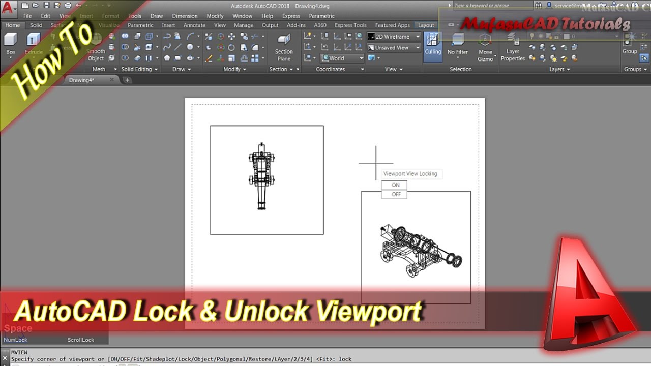 How To Lock An Object In Autocad Quick Guide Youtube