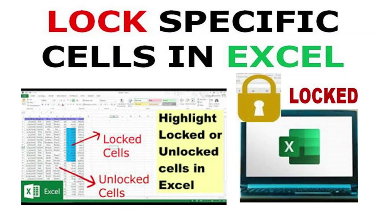 How To Lock Specific Cells In Excel Worksheet