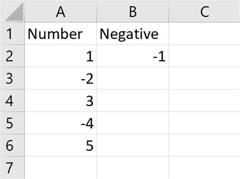 How To Make All Numbers Negative In Excel Spreadcheaters