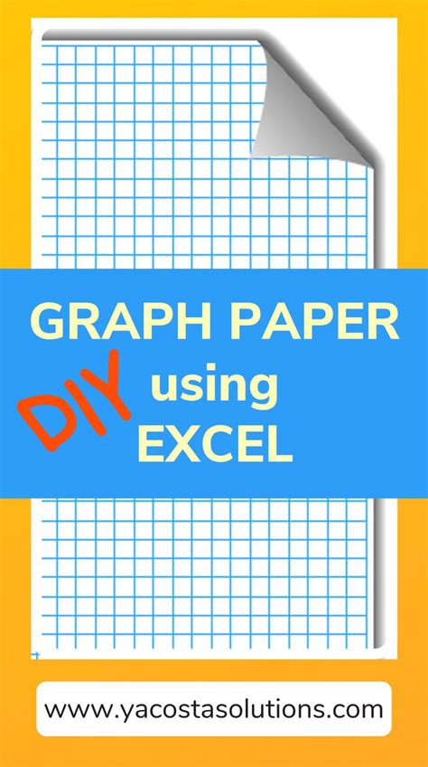 How To Make Graph Paper In Excel Video Tutorial