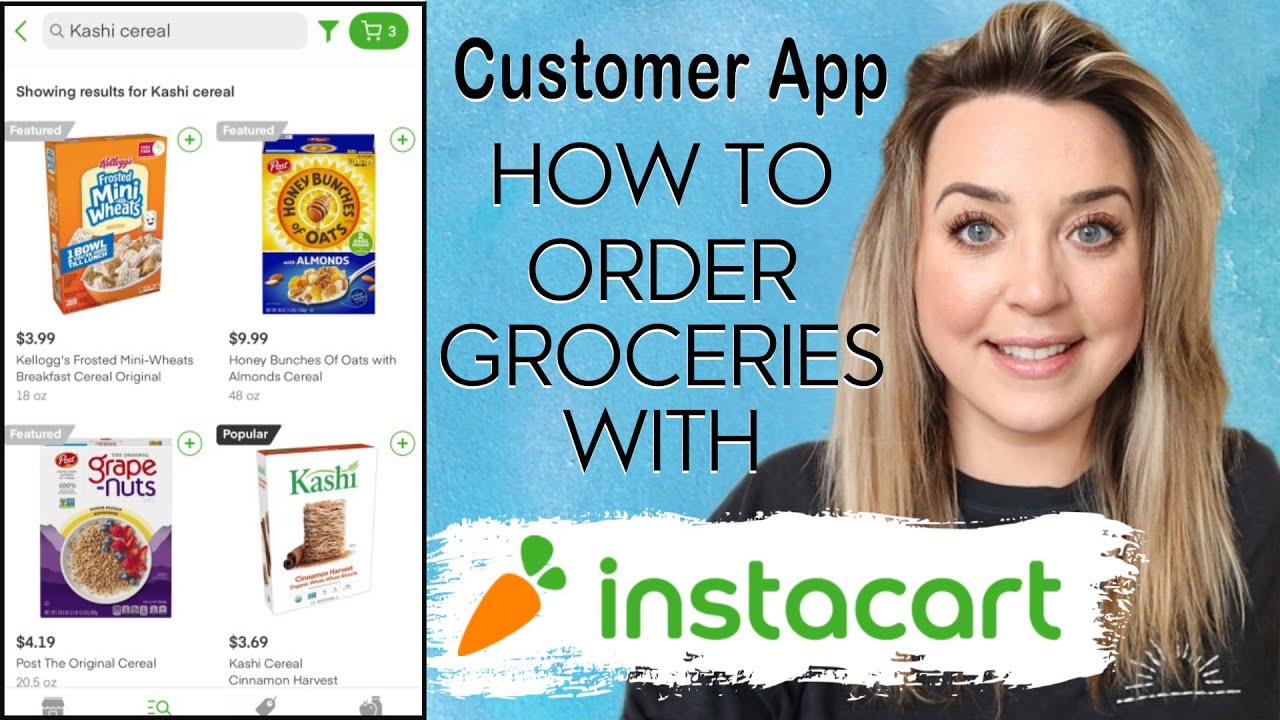 How To Order Groceries Online With Walmart Instacart Youtube