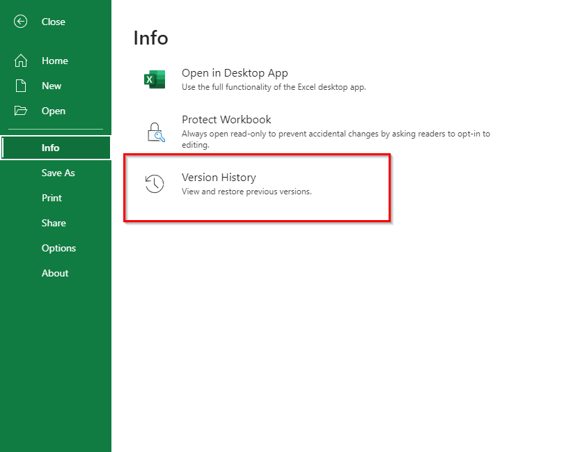 How To Restore A Previous Version Of An Excel File Business Tech Planet
