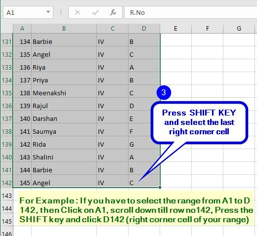 How To Select Multiple Cells In Excel 7 Useful Methods