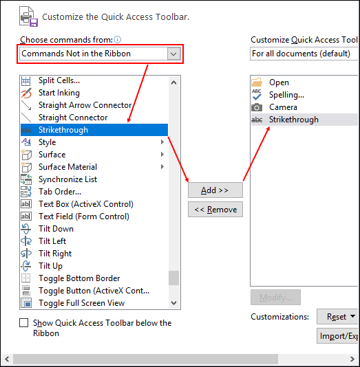 How To Strikethrough In Excel Schemaninja