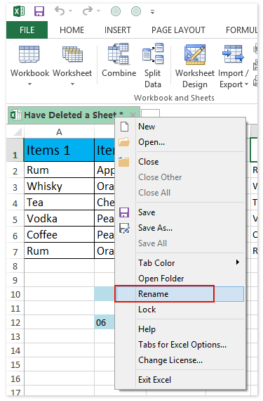 How To Undo Restore Deleted Worksheets In Excel