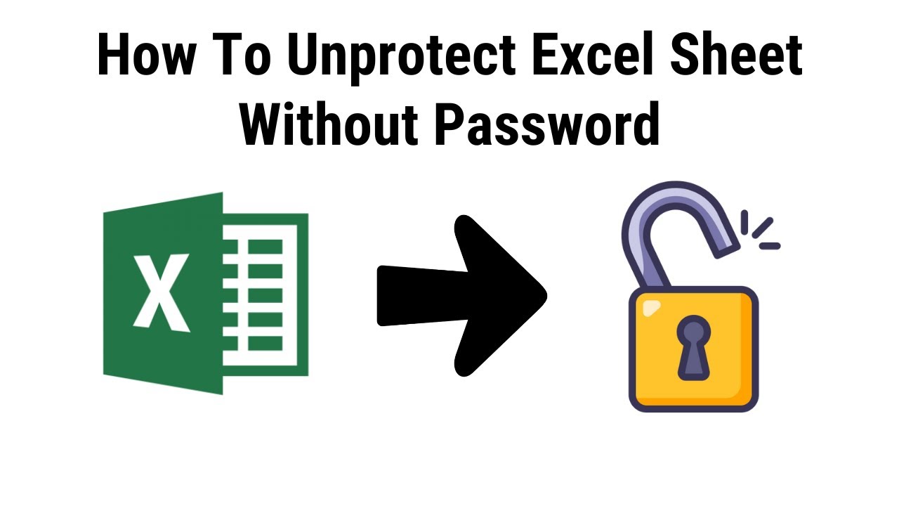 How To Unprotect Excel Sheet Without Password | 100% Working - Youtube