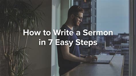 How To Write A Sermon A Simple Stepbystep Guide Db Excel Com