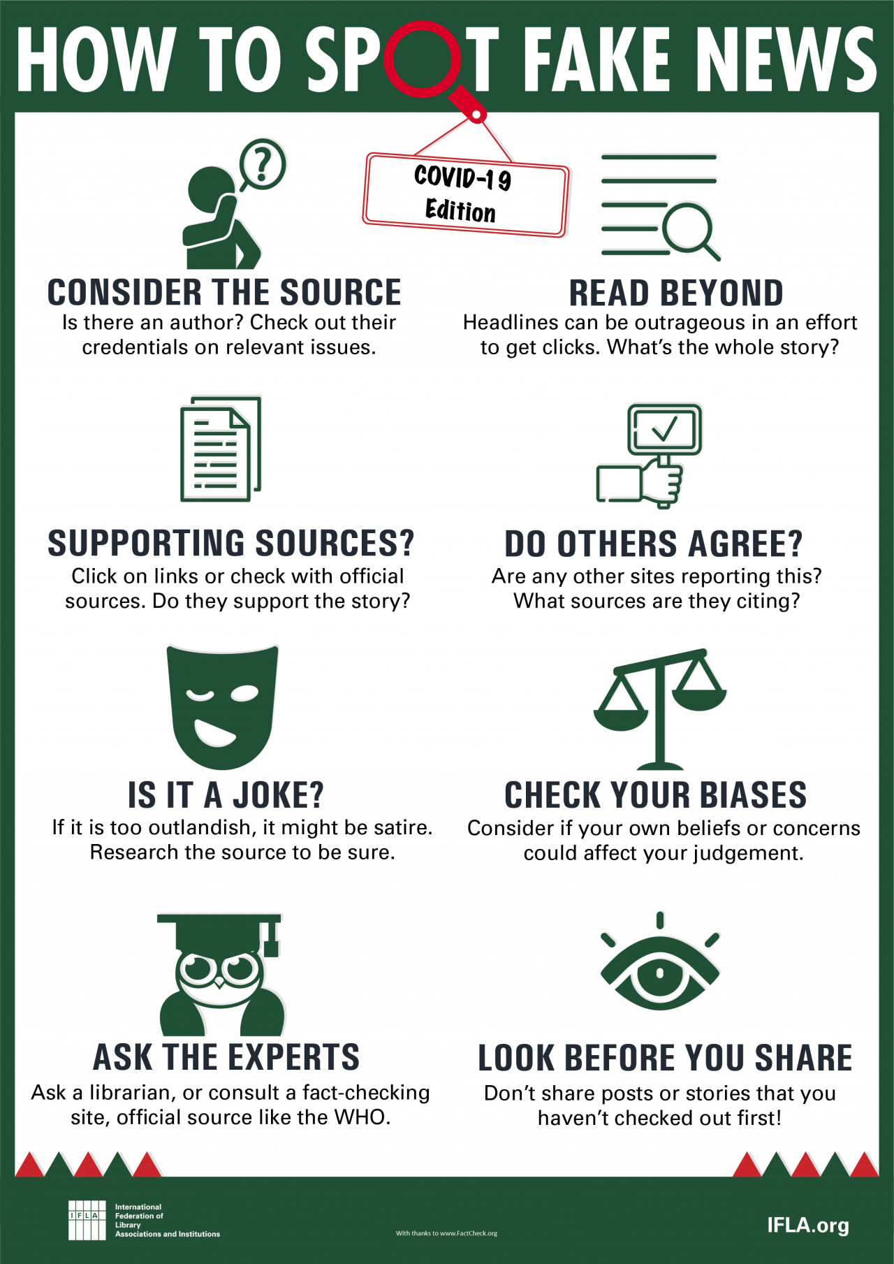 Ifla How To Spot Fake News Covid 19 Edition