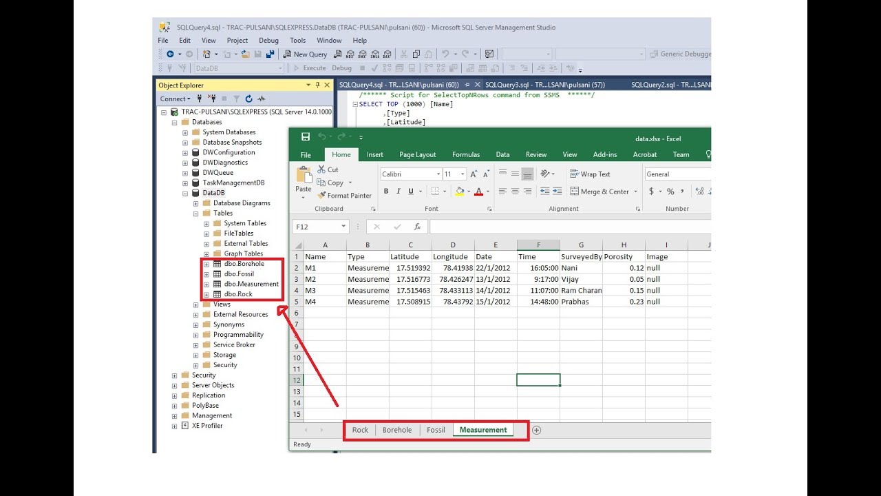 Import Excel Spreadsheet Data Into Sql Server Database Table Bios Pics