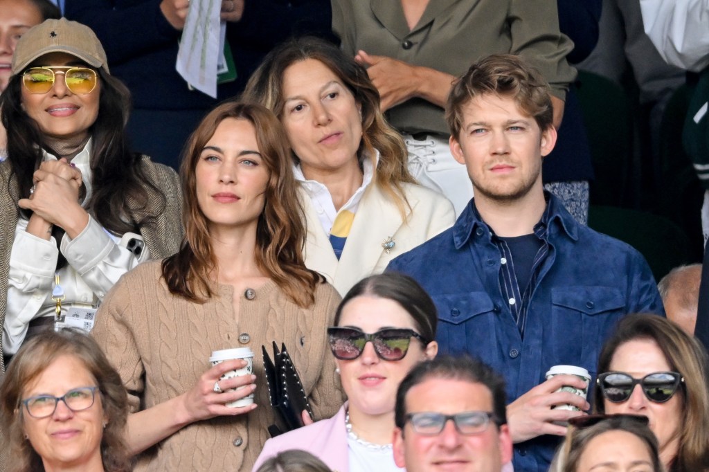 Joe Alwyn Spotted Next To Model Alexa Chung At Wimbledon Photos Hollywood Life