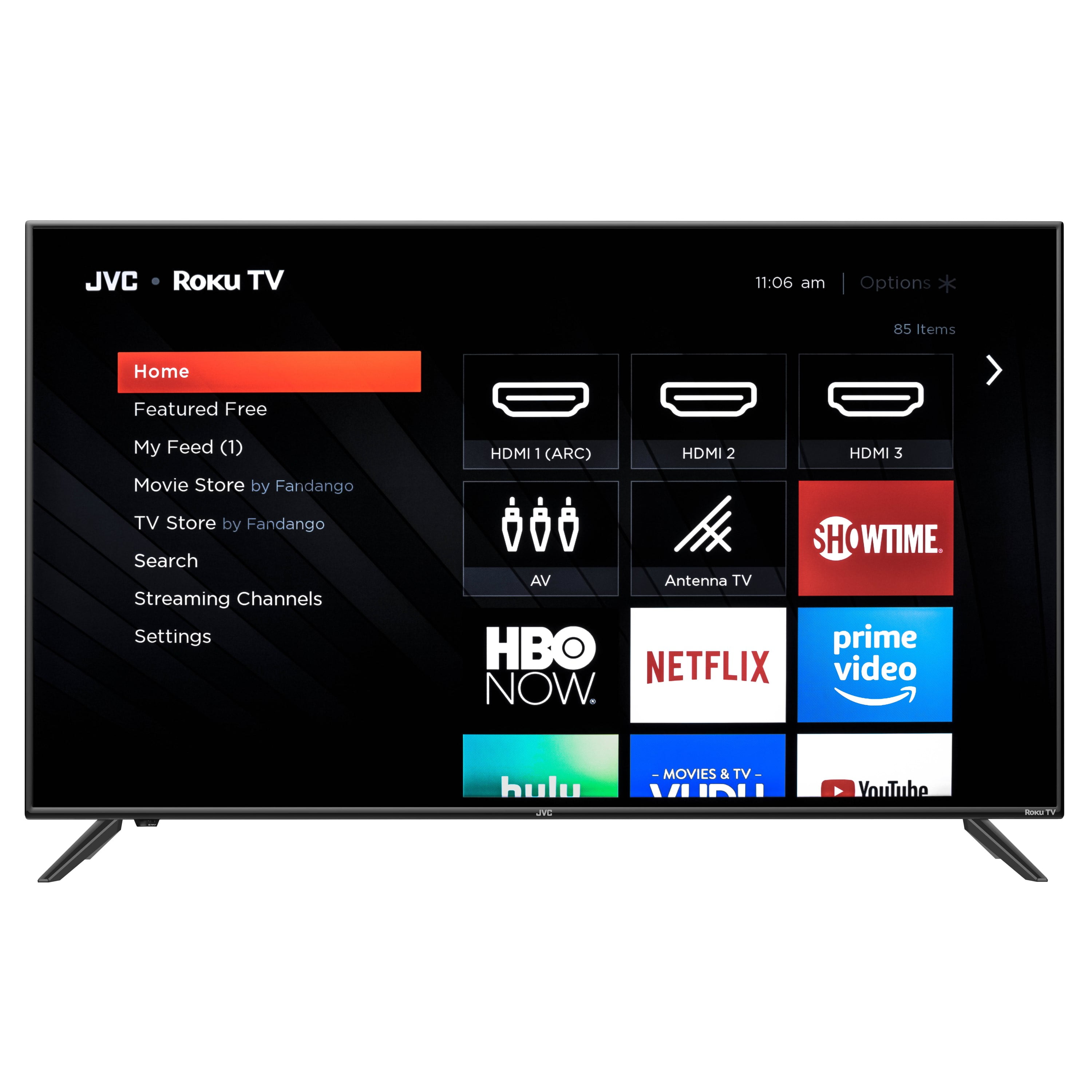 Jvc 65 Class 4K Uhd 2160P Led Roku Smart Tv Lt 65Maw595 Walmart Com