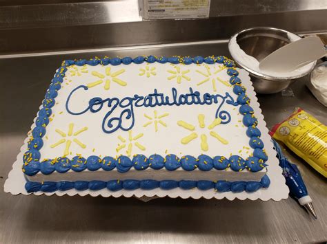 Last Ever Walmart Themed And Order Cake I Made Working At Walmart