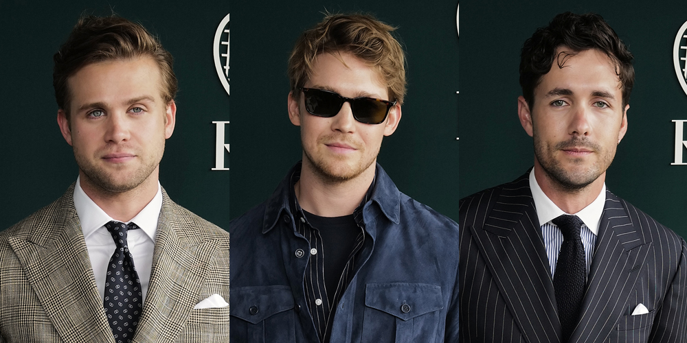 Leo Woodall Joe Alwyn Jonah Hauer King More Suit Up For Wimbledon