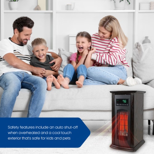 Lifesmart Lifepro 1500W Infrared Quartz Indoor Tower Space Heater 2