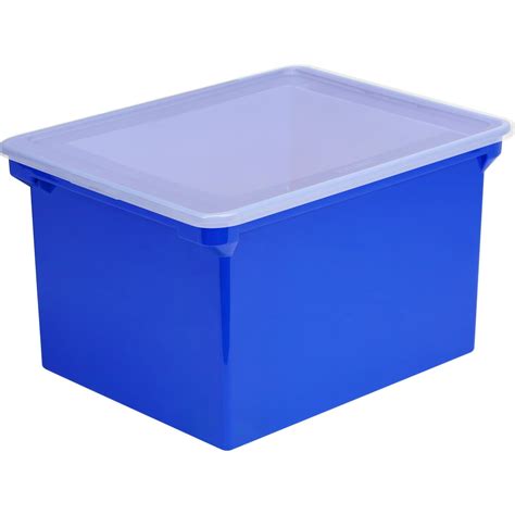 Locking Lid Tote Storage Box Walmart Com Walmart Com