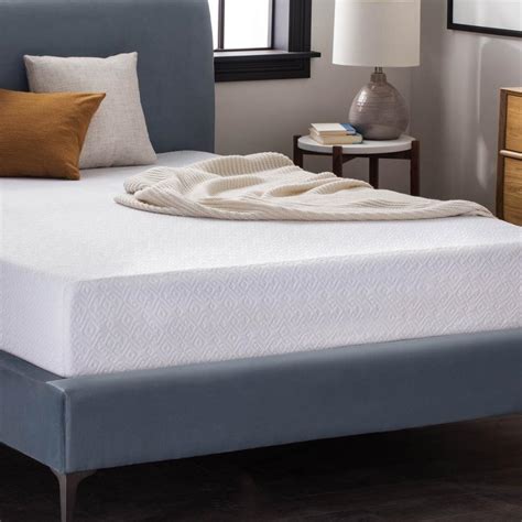 Lucid 10 In King Dual Layer Gel Memory Foam Mattress Hdlu10kk45mf