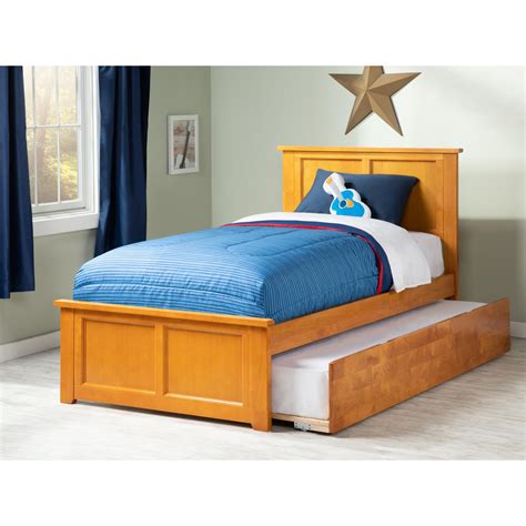 Madison Twin Platform Bed With Matching Foot Board With Twin Size Urban