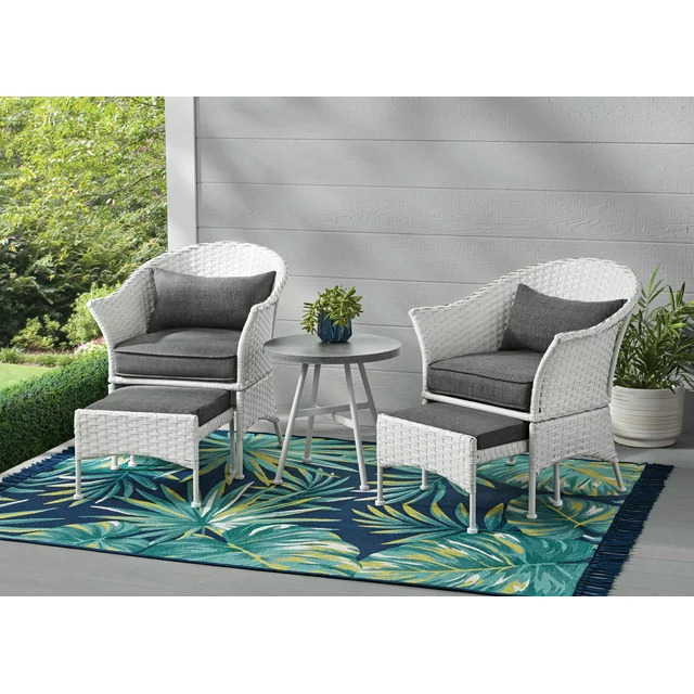 Mainstays Arlington Glen 5 Piece Outdoor Furniture Patio Leisure Set