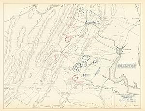 Map Fredericksburg Campaign Movements Mid Nov Dec 10 1862