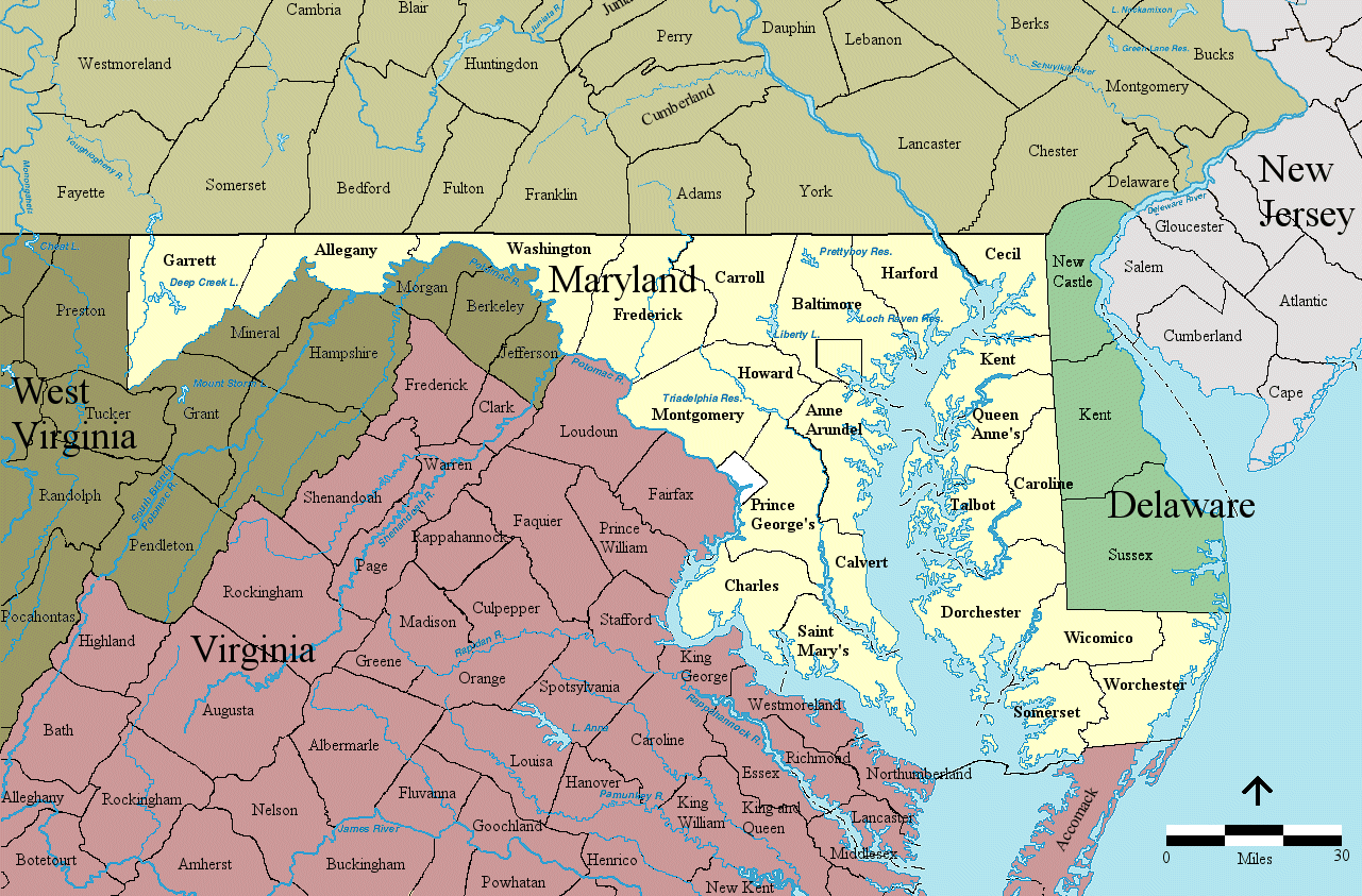 Map Of The State Of Maryland With Cities Island Maps