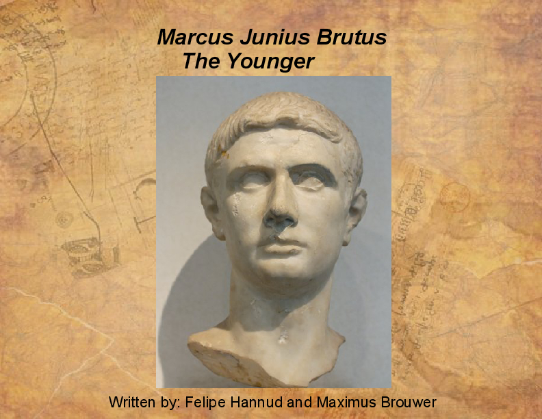 Marcus Junius Brutus The Younger Book 265612