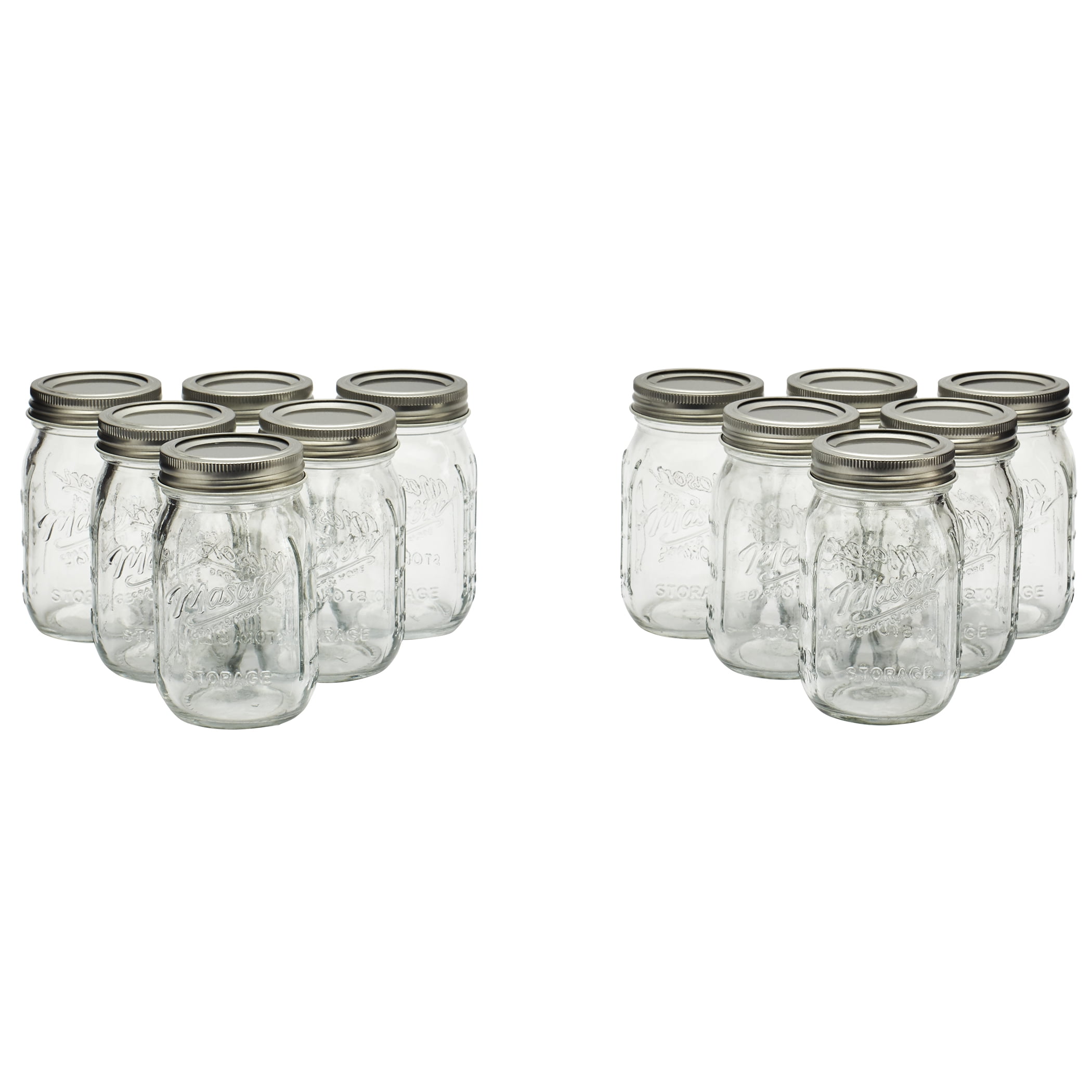 Mason Craft More 8 Ounce Canning Jars 12 Pack Walmart Com