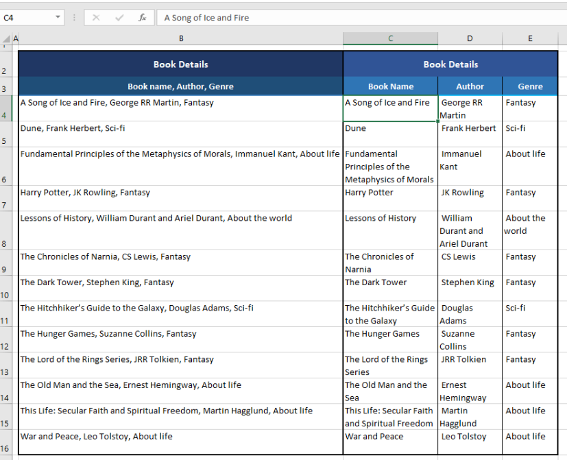 Mastering Excel A Comprehensive Guide To Splitting Text Earn Excel