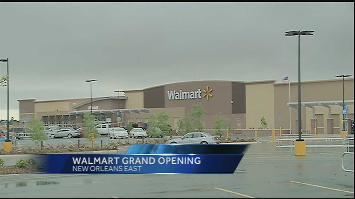 New Walmart Opens Doors In New Orleans East