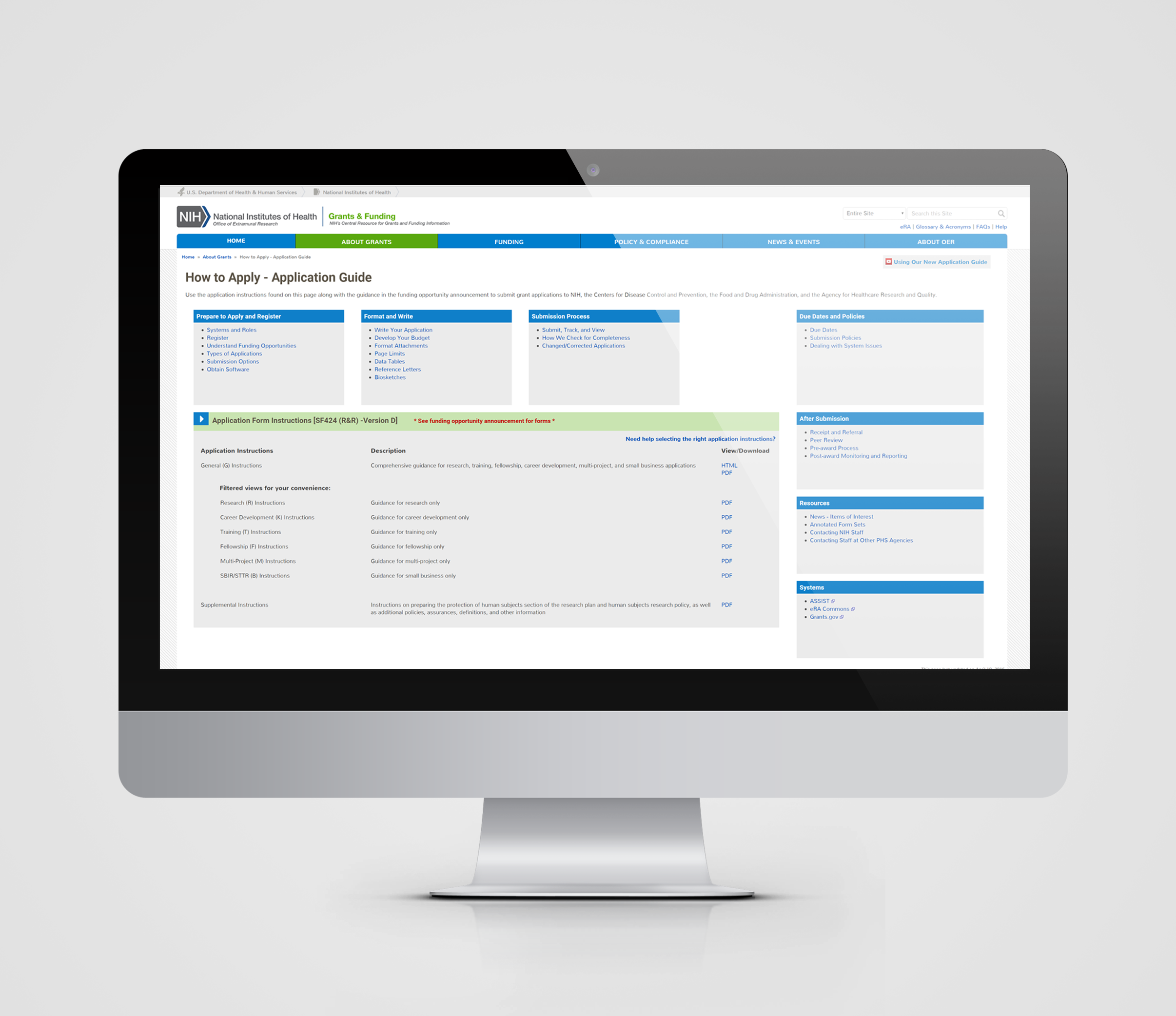 Nih Application Guides Ripple Effect