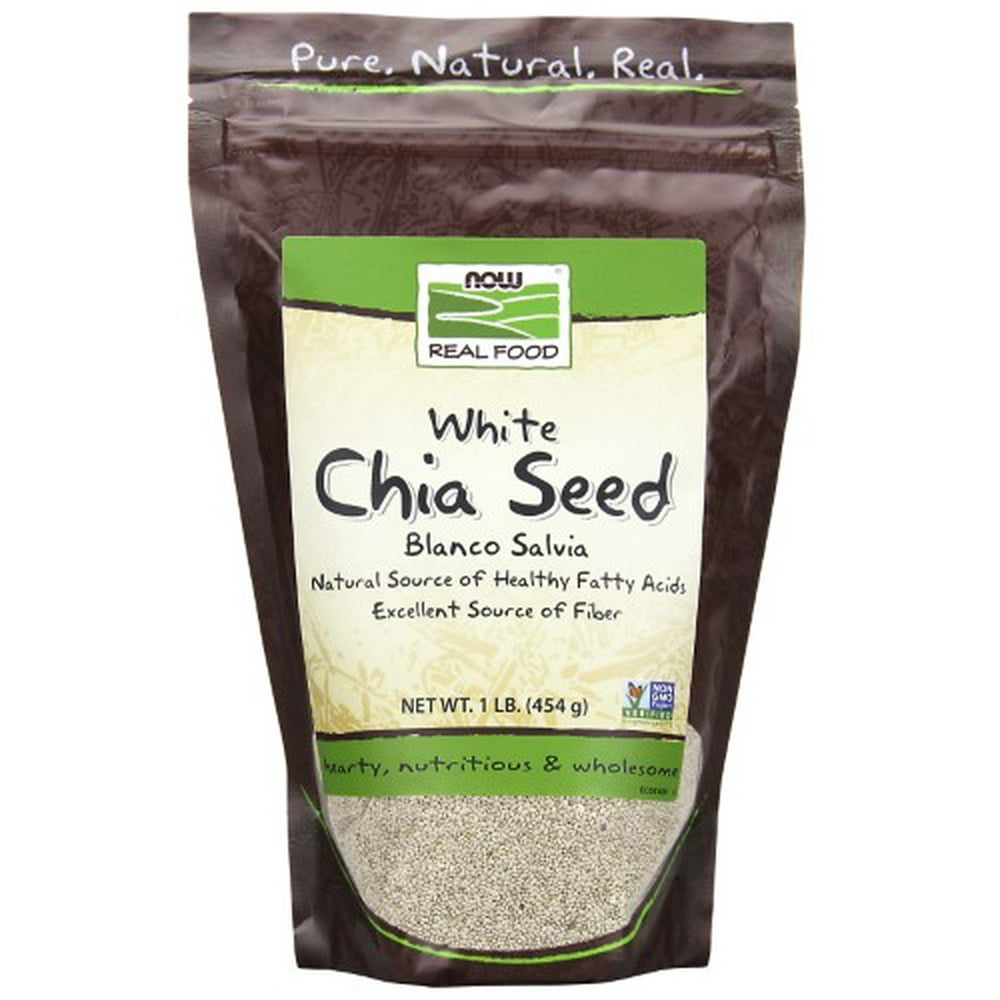 Now Foods White Chia Seeds 1 Pound Walmart Com Walmart Com