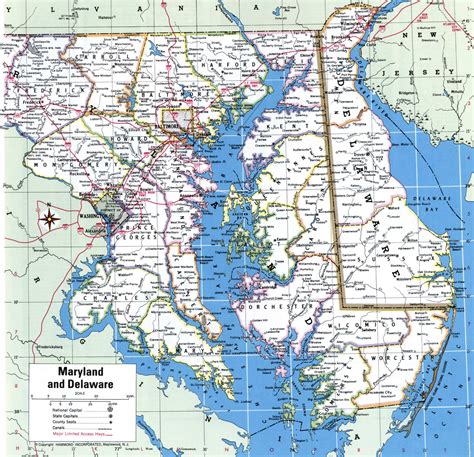 Online Maps Maryland County Map