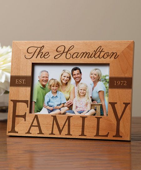 Our Unique Personalized Wood Frame Is The Ideal Way To Display A