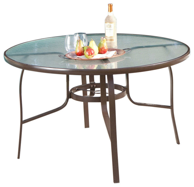 Patio Furniture Dining Sets Clearance 48 Round Glass Top Outdoor