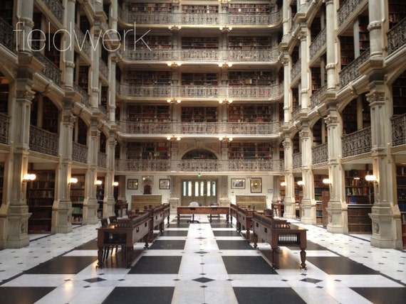 Peabody Conservatory Library Baltimore Md Limited Etsy Conservatory