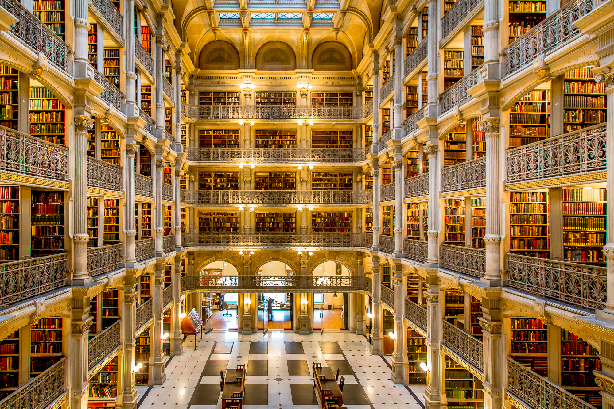 Peabody Library Baltimore Peabody Library Library Ceiling Domes