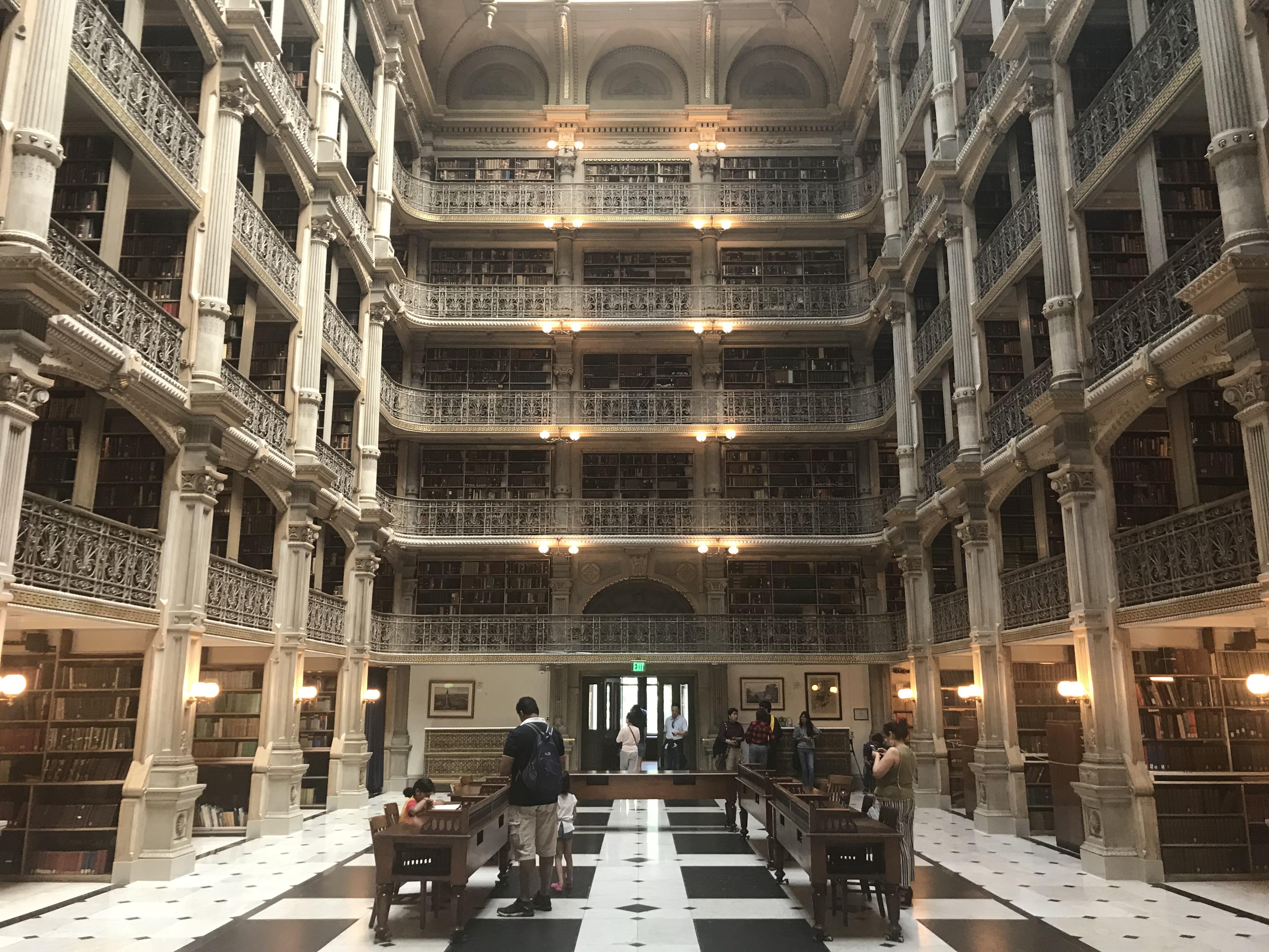 Peabody Library In Baltimore Md 4032X3024 Oc R Architectureporn