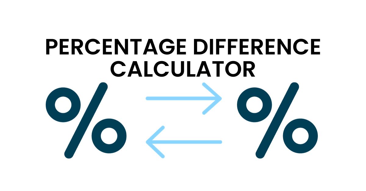 Percentage Difference Calculator Scholarly Calcs