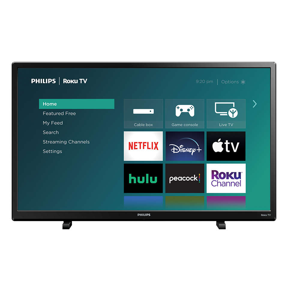 Philips 32 Class Hd 720P Smart Roku Led Tv 32Pfl4664 F7 Walmart