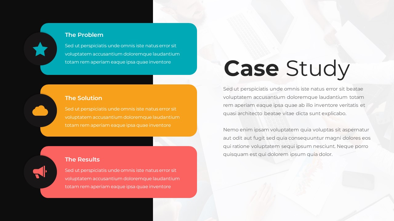 Powerpoint Business Case Study Slide Slidekit